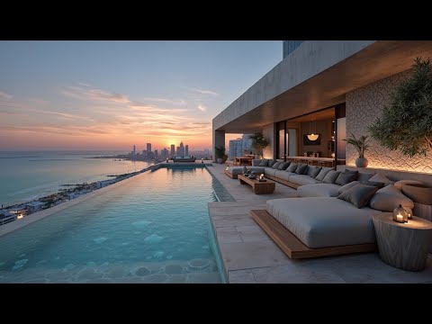 Exclusive Luxury House Mix ~ Relaxing Lounge Music by the Infinity Pool at Sunset