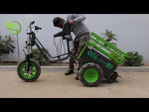 Sukoon Krishi Raj-Multi-Purpose Electric Power Tiller with Bike Attachment/ इलेक्ट्रिक पावर टिलर