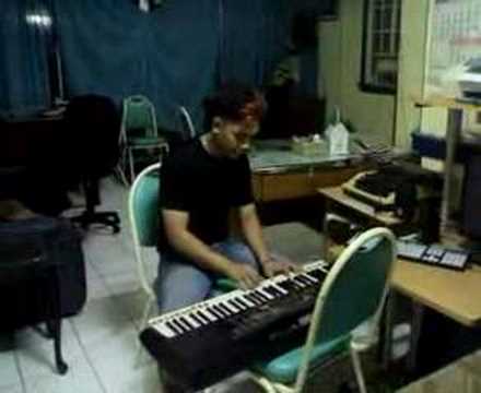 right here waiting piano