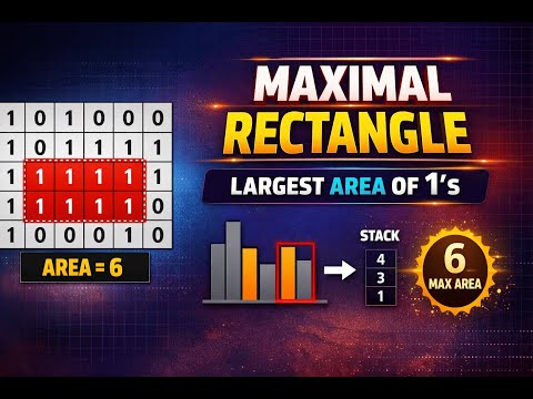 Jan 11, 2026 - Leetcode Daily Challenge - Problem #85. Maximal Rectangle