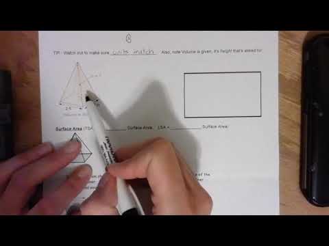3D shapes - Volume and Surface Area (Part 2)