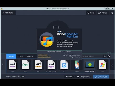 Movavi Video Converter 18.1.0 Premium Install + Crack