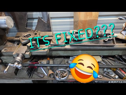 Fixing my craftsman lathe, using a VERY worn bridgeport mill.