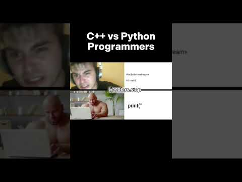 C++ vs Python Programmers😂#coding