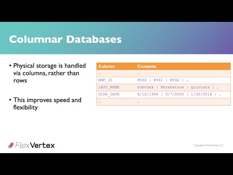 The Rise of NoSQL - Columnar Databases
