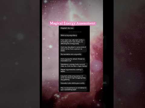 Magical Energy Assessment #shorts #energyreading #entity