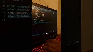 🔍 Linear Search in Python Explained in 60 Seconds! #shorts #python #dsainpython #ytshorts