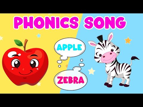 Phonics Song with ONE Word | A for Apple | ABC Alphabet Songs with Sounds for Children