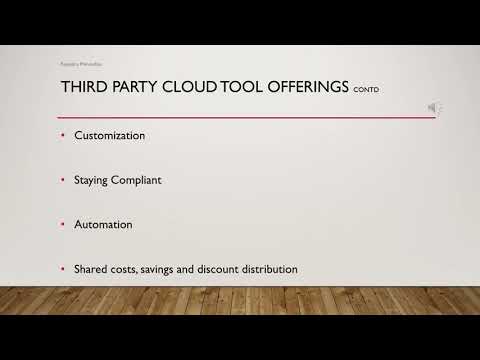 Advantages of third party Cloud Tools