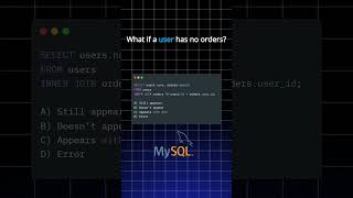 SQL JOIN Logic  Do you know this? #SQL #MySQL #WebDevQuiz #LearnSQL  #devforall