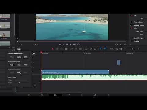 Enable waveform in davinci 18 | audio error