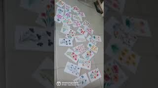 Fun making cards#artistcreativity#cardmaking#watercolour#youtubevideos#shorts