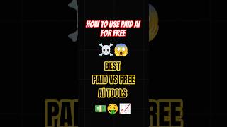 Free Ai tools🤑 ( which one is best )😱😍#viral #shorts #aitools #trending