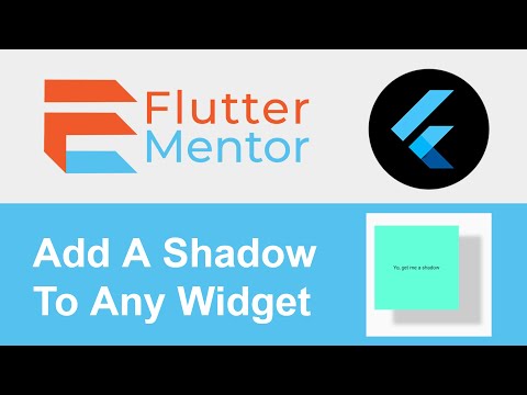 Flutter - How To Add a Shadow Under a Container (BoxShadow Tutorial)