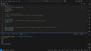 Object-Oriented Programming in Python | OOP Concepts Explained | Mindrisers Demo class|