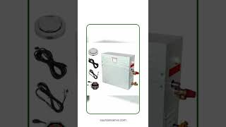 220V 9kW Steam Generator for Home Shower Sauna Rooms – Digital Control, Dual Tank, Manual Drain