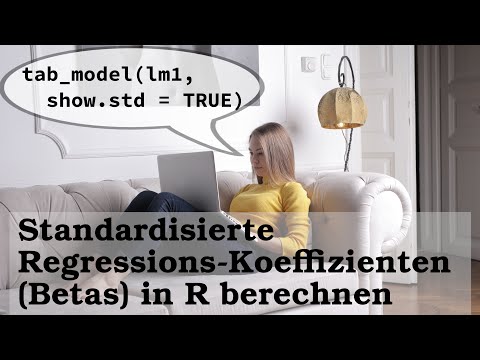 Standardisierte Regressionskoeffizienten (Betas) in R berechnen mit lm.beta und sjplot
