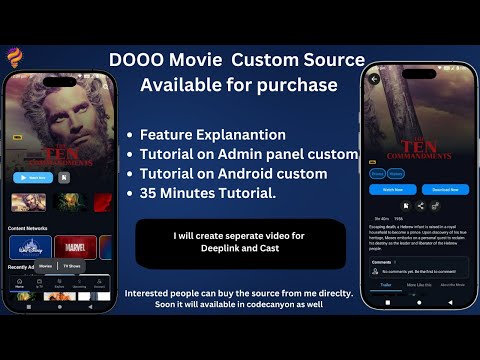 Dooo Movie App Modified Source - Purchase Guide Tutorial Part 1
