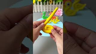 Teach you to use super light clay to make cute little ducks. It's simple and interesting. Come a