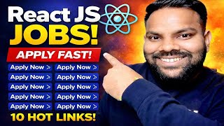 React JS Jobs 2026 | Apply Fast | 10 Hiring Links 🔥