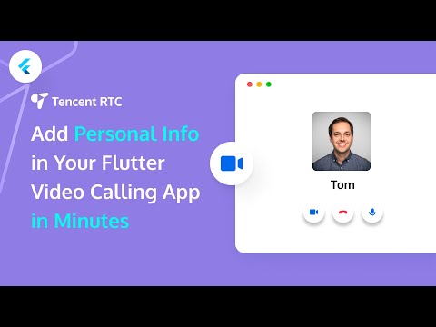 Add Personal Info in Flutter Video Calling App in Minutes