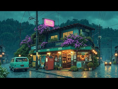 Rainy Street Lofi Focus | Calming Lofi Background Music for Study & Chill Vibes