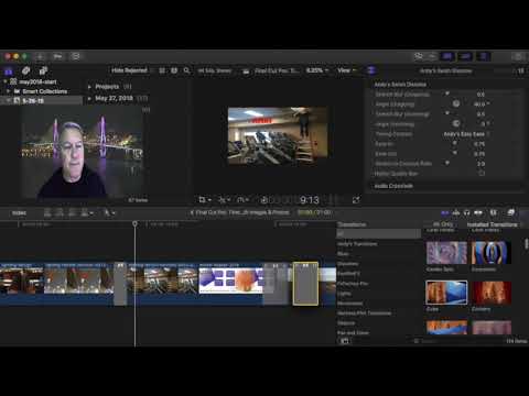 Final Cut Pro FCP Tutorial: How to add transitions to your video - Part 4