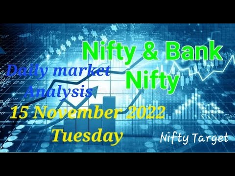 Nifty & Bank Nifty Daily Market Analysis//15 November 2022//Tuesday.