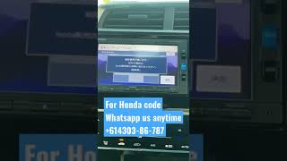 Unlock any Honda GATHERS CODE ONLINE
