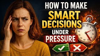 How To Make Smart Decisions Under Pressure 