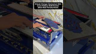9 Scale Changer Folding Box ￼Harmonium With 3 Line Palitana MJM Premier Reeds Contact +91 9832342906