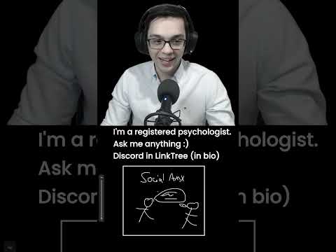 Social anxiety or boring personality