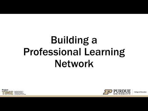 Building a Professional Learning Network