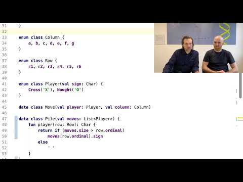 Connect four game in Kotlin with Uberto Barbini (Part 2)