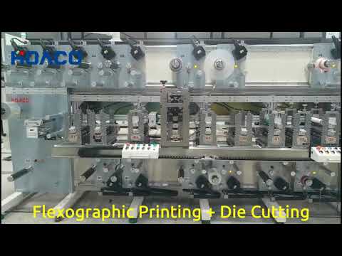 Integrated Flexographic Printing + RDC Cutting Machine