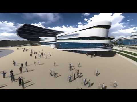 Rhinoceros + Grasshopper Expo Center Modeling Rendered By Lumion