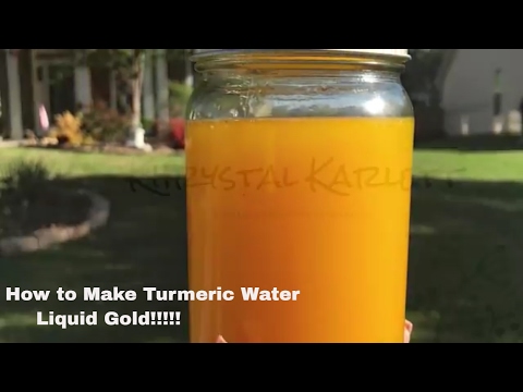 How To Make Turmeric Water: Liquid Gold 🌞⭐️