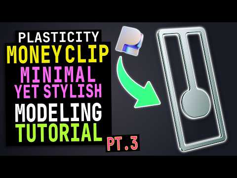 Plasticity Tutorial #20 | Minimal Georg Jensen Money Clip Modeling