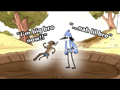 When RIGBY got tired of being LIL BRO and SNAPPED on MORDECAI
