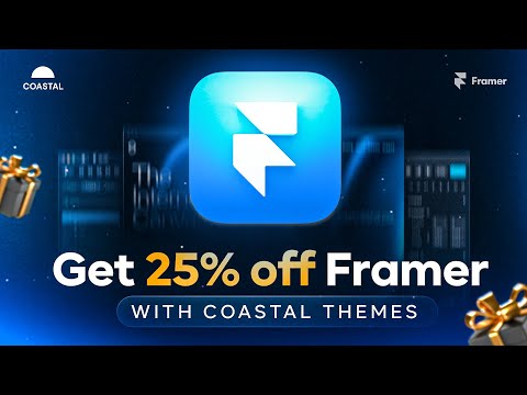 Get 25% off Framer with Coastal Themes