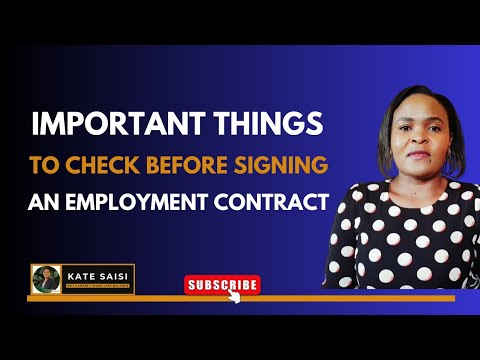 Important Things To Check Before Signing An Employment Contract in 2023!