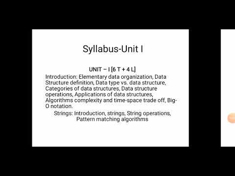 Introduction to Data Structure