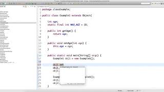 Class Object Method In Java Video-5