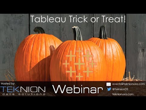 Tableau Trick or Treat!
