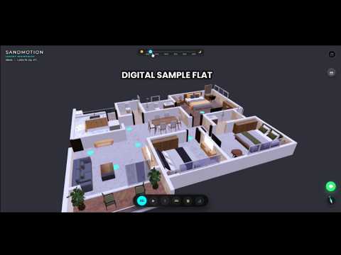 India's First Digital Sample Flat | Interactive Walkthrough for Real Estate Developers |Sales-24/7