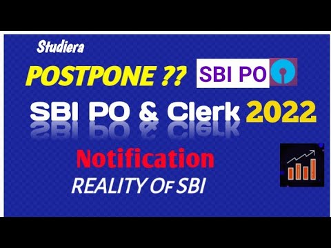 SBI Clerk 2022 Postpone News Reality l SBI Clerk Exam Expected Date