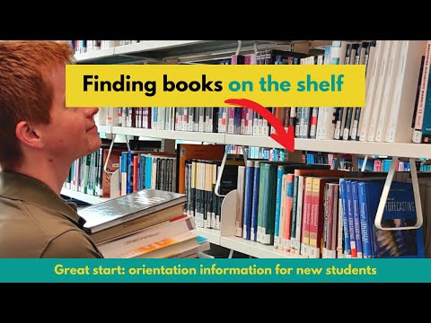 Finding books on the shelf