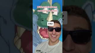 Anime fandoms reacting to dinosaurs 🦖🦖🦖 - NoSchoolSaturday