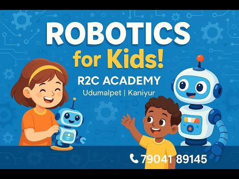 Kids Learn Robotics & Coding | Summer Camp at R2C Academy – Udumalpet & Kaniyur