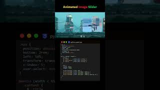 Animated Image Slider: Modern HTML & CSS Gallery#coding #programming #imageslider #slider #image #ui